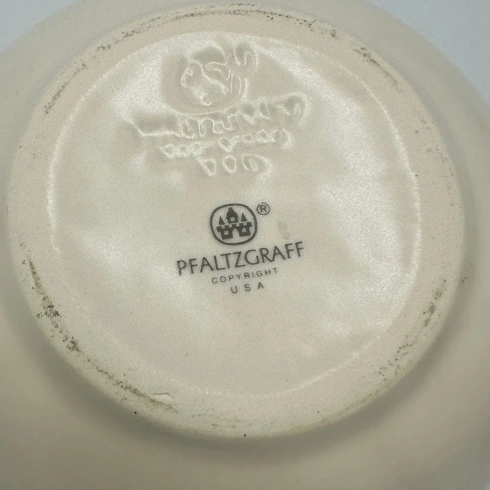 Pfaltzgraff Sugar Bowl with Lid Tea Rose Cream Pink Floral Stoneware USA Vintage